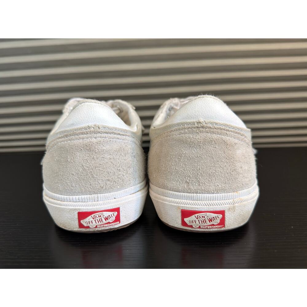 Vans SK8-Low PopCush White Suede Canvas Skate Shoes Men’s US 12 EU 46 - Picture 5 of 10